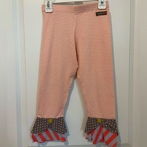 Matilda Jane girls crop leggings, size 8